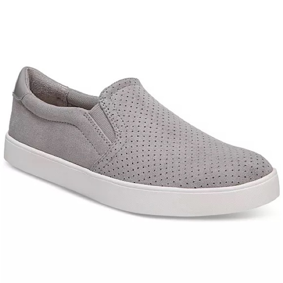 Dr. Scholl's Shoes - Dr. Scholl’s Madison Grey Cloud Slip On Microfiber Sneaker 10 NEW